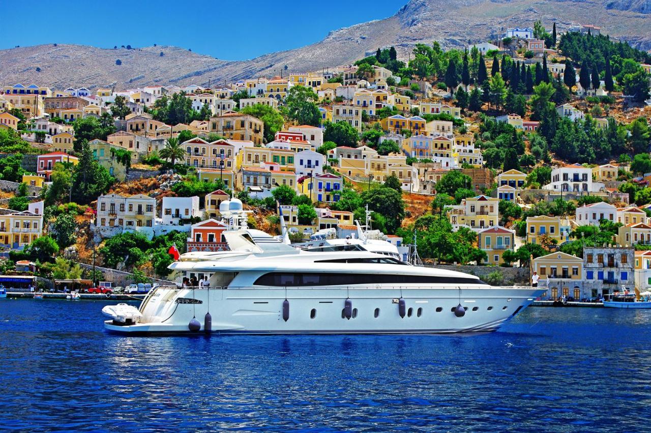 Apartmán Captain George Symi Exteriér fotografie